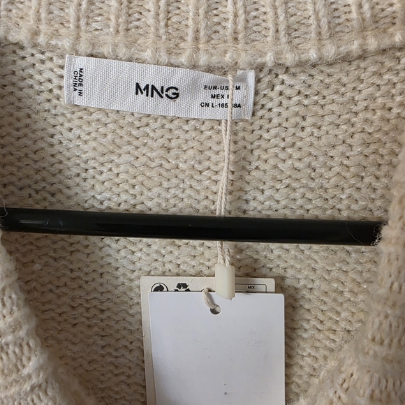 Mango Cream Cowl Neck Sweater - Picture 5 of 14